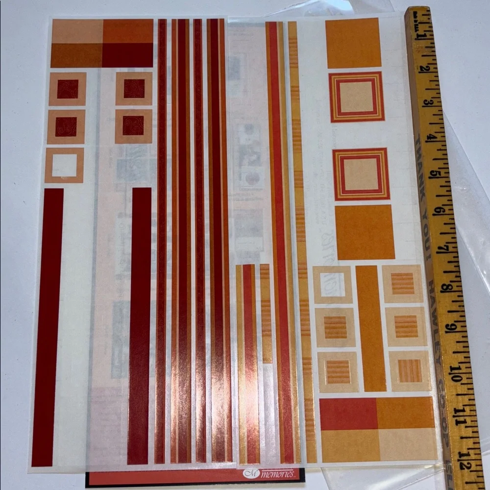 Jumbo Great Lengths Stickers in Orange and Yellow